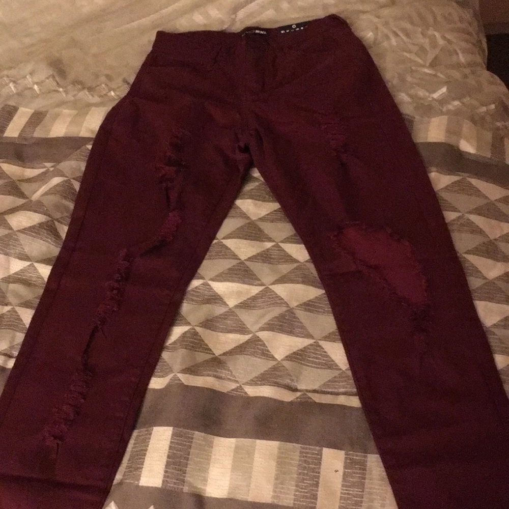 Glistening jeans
